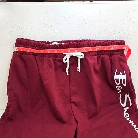 BEN SHERMAN SWEAT SHORTS MAROON COLOR - Picture 7 of 12